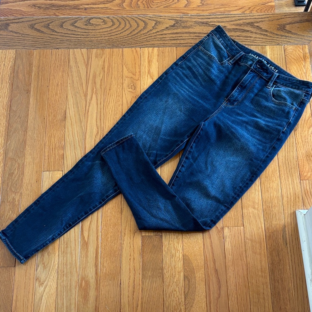 AE Dark Blue Skinny Jeans
